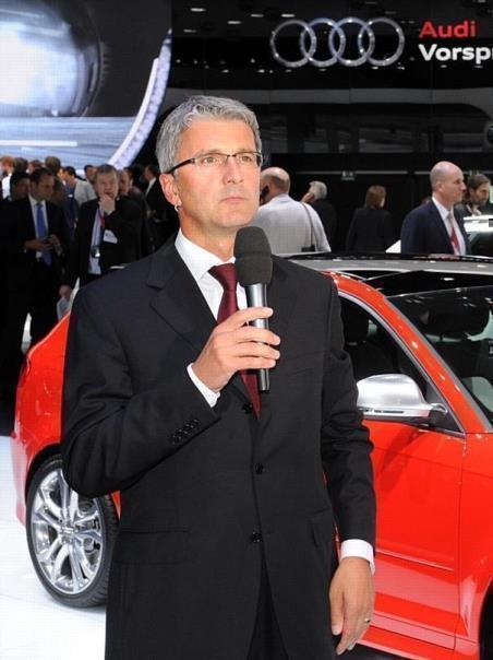 Audi-Vorstand Rupert Stadler kündigt für 2010 insgesamt acht neue Modelle an. Foto: unitedpicture/auto-reporter.net